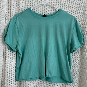 wild fable Cropped Boxy Tee - Teal